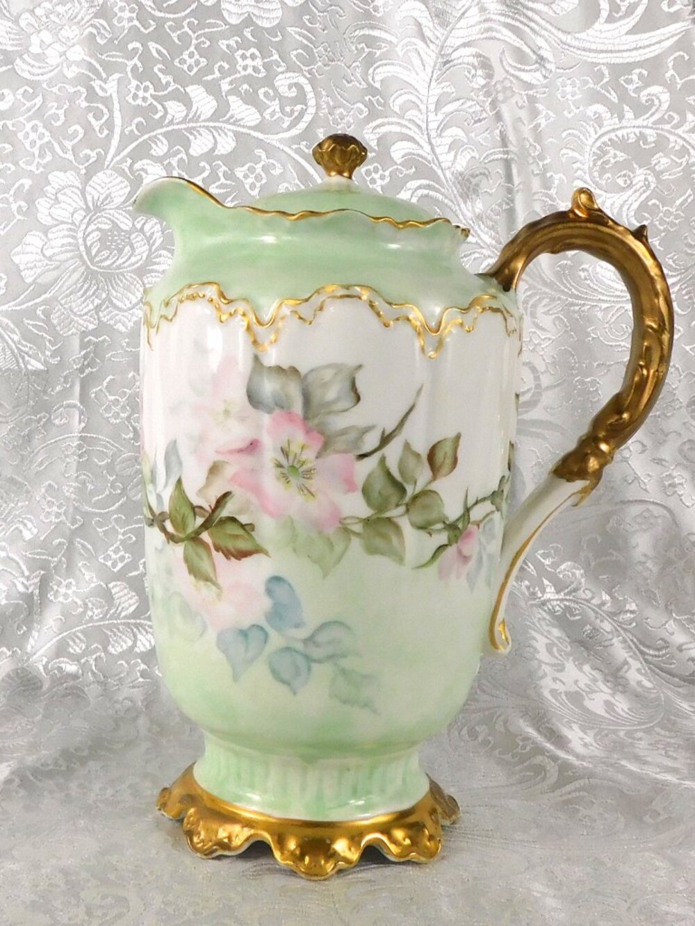 Mint Green Haviland Chocolate Pot # 27240